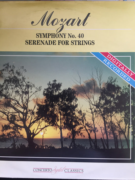 The Vienna State Orchestra, Alfred Scholz : Mozart - Symphony No. 40 -  Serenade For Strings (LP, Album)