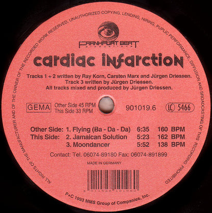 Cardiac Infarction : Flying (Ba-Da-Da) (12")