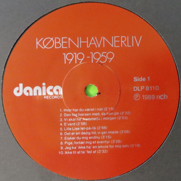 Various : Københavnerliv 1919-1959 (Revy - Kabaret - Refrain)  (2xLP, Comp)