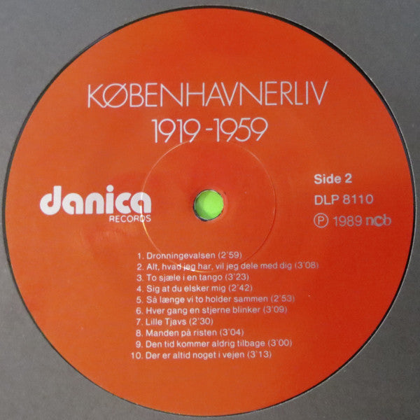 Various : Københavnerliv 1919-1959 (Revy - Kabaret - Refrain)  (2xLP, Comp)