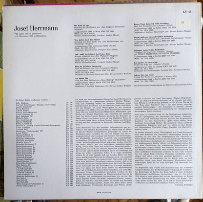 Josef Herrmann : Josef Herrmann (LP, Comp)