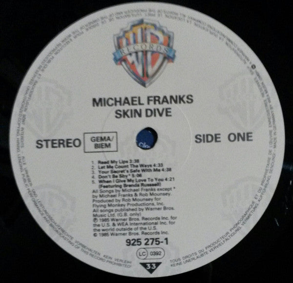 Michael Franks : Skin Dive (LP, Album)