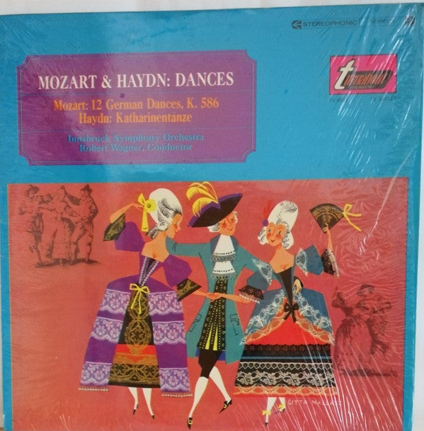 Wolfgang Amadeus Mozart & Joseph Haydn : Dances (12 German Dances, K. 586 / Katharinentänze) (LP, Mono)