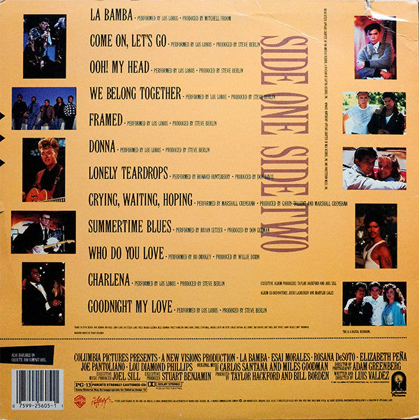 Various : La Bamba (Original Motion Picture Soundtrack) (LP, Album)