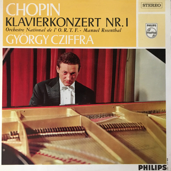 Frédéric Chopin, Gyorgy Cziffra, Orchestre National De L'ORTF, Manuel Rosenthal : Klavierkonzert Nr.1 (LP, Album)