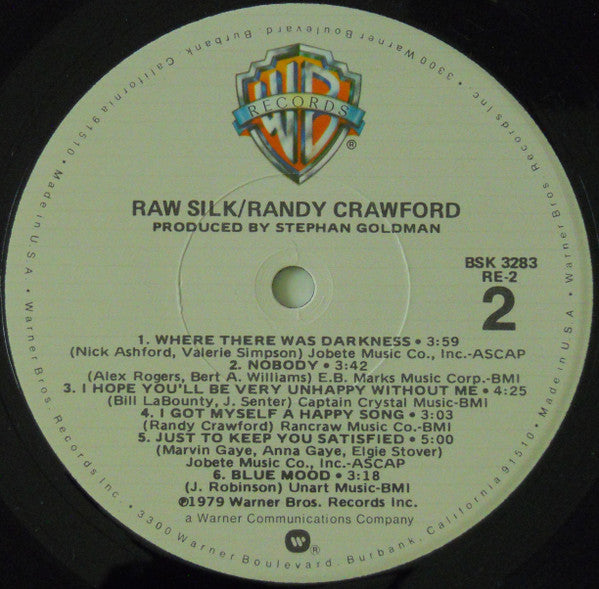 Randy Crawford : Raw Silk (LP, Album, Los)