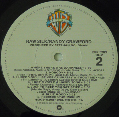 Randy Crawford : Raw Silk (LP, Album, Los)