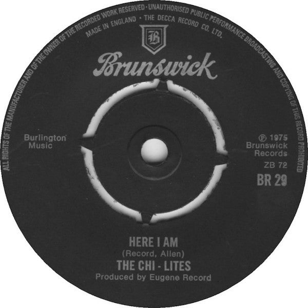 The Chi-Lites : I Never Had It So Good (And Felt So Bad) (7", Single)