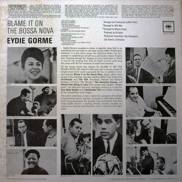 Eydie Gormé : Blame It On The Bossa Nova (LP, Album)