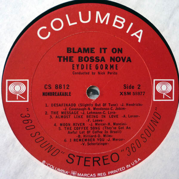 Eydie Gormé : Blame It On The Bossa Nova (LP, Album)