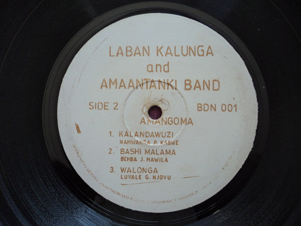 Labani Kalunga And Amantanki Band : Amangoma (LP)