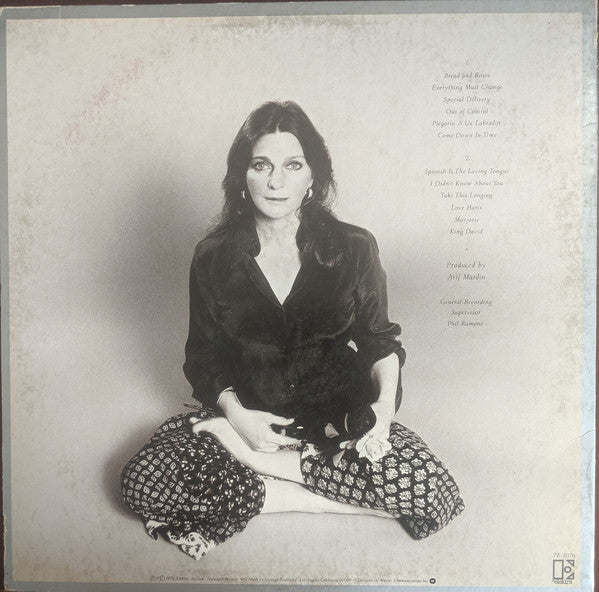 Judy Collins : Bread & Roses (LP, RE, PRC)