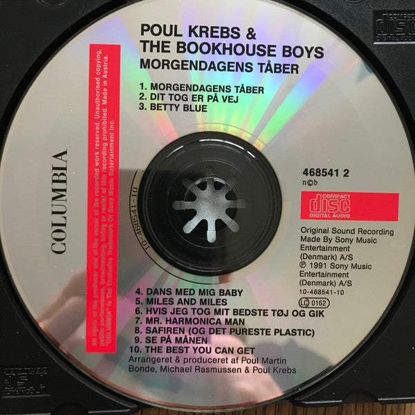 Poul Krebs & The Bookhouse Boys : Morgendagens Tåber (CD, Album)