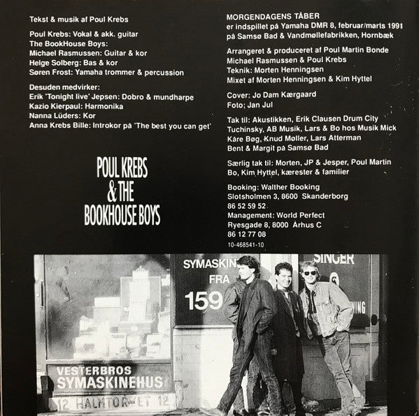 Poul Krebs & The Bookhouse Boys : Morgendagens Tåber (CD, Album)