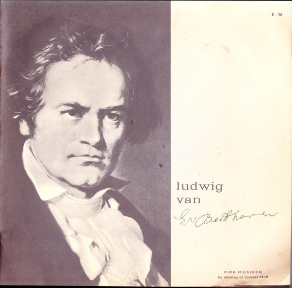 Ludwig van Beethoven : Ludwig van Beethoven - Hans Liv Og Musik (10", Mono)