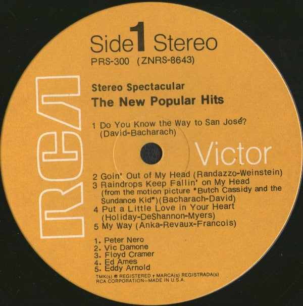 Various : The New Popular Hits (Volume 1) (LP, Comp)