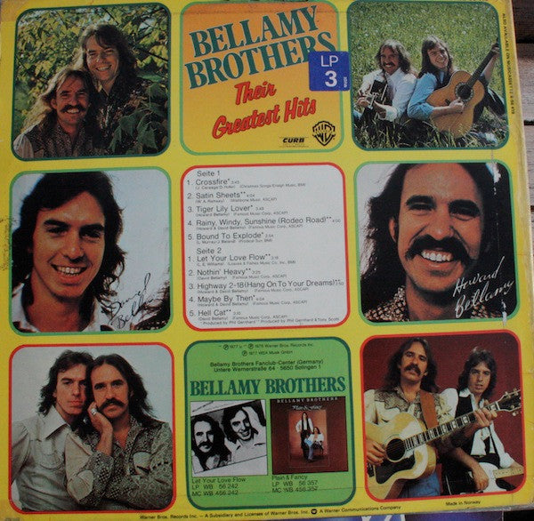 Bellamy Brothers : Their Greatest Hits (LP, Comp)