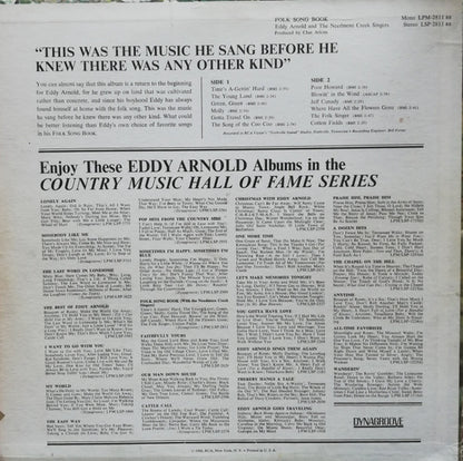 Eddy Arnold And The Needmore Creek Singers : Folk Song Book (LP, Album, RE)