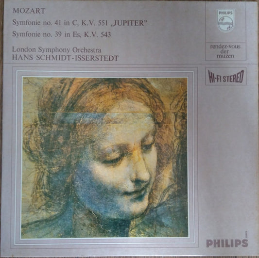 Wolfgang Amadeus Mozart – The London Symphony Orchestra, Hans Schmidt-Isserstedt : Symphony No. 41 "Jupiter" - Symphony No. 39 (LP)