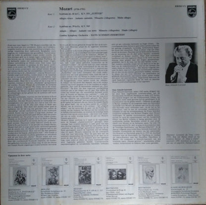 Wolfgang Amadeus Mozart – The London Symphony Orchestra, Hans Schmidt-Isserstedt : Symphony No. 41 "Jupiter" - Symphony No. 39 (LP)