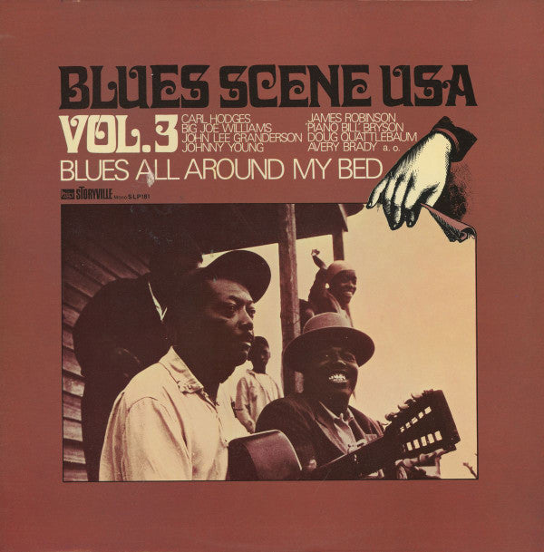 Various : Blues All Around My Bed (LP, Comp, Mono)