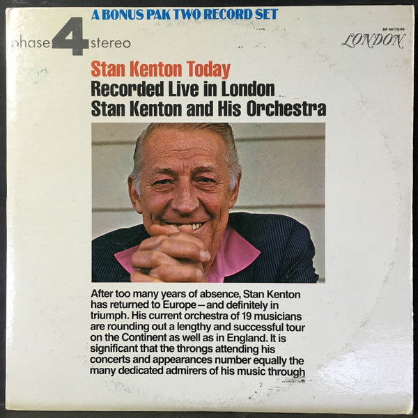 Stan Kenton And His Orchestra : Stan Kenton Today: Recorded Live In London (2xLP, Album)