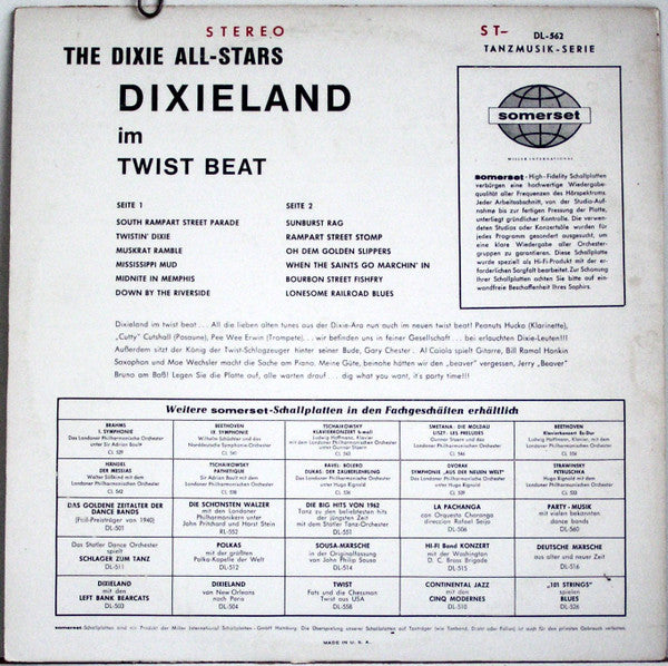 Various, The Dixie All-Stars : Dixieland im Twist Beat (LP, Comp)