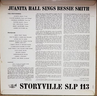 Juanita Hall With Claude Hopkins All Stars : Sings The Blues (LP, Album)