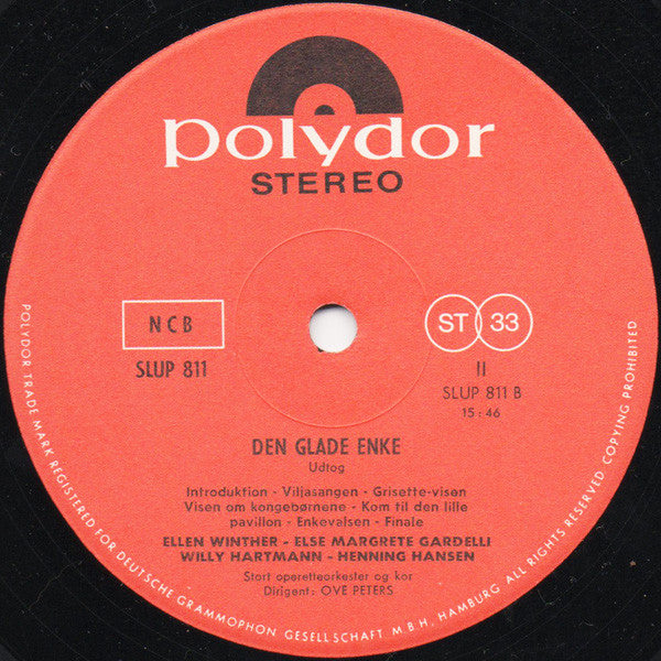 Various : Den Glade Enke (10")