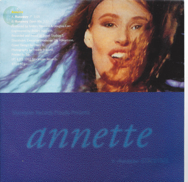 Annette (2) : Runaway (7", Whi)