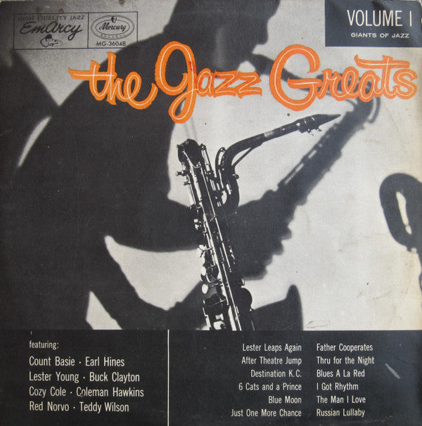 Various : The Jazz Greats (Giants Of Jazz Volume I) (LP, Album)