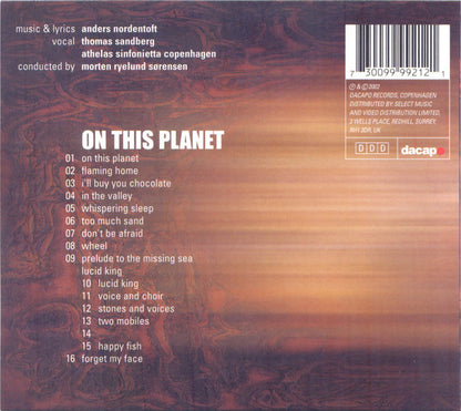 Anders Nordentoft : On This Planet (CD, Album)