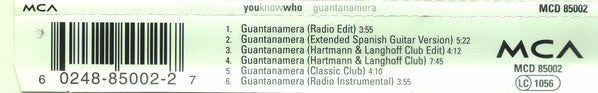 YouKnowWho : Guantanamera (CD, Maxi)