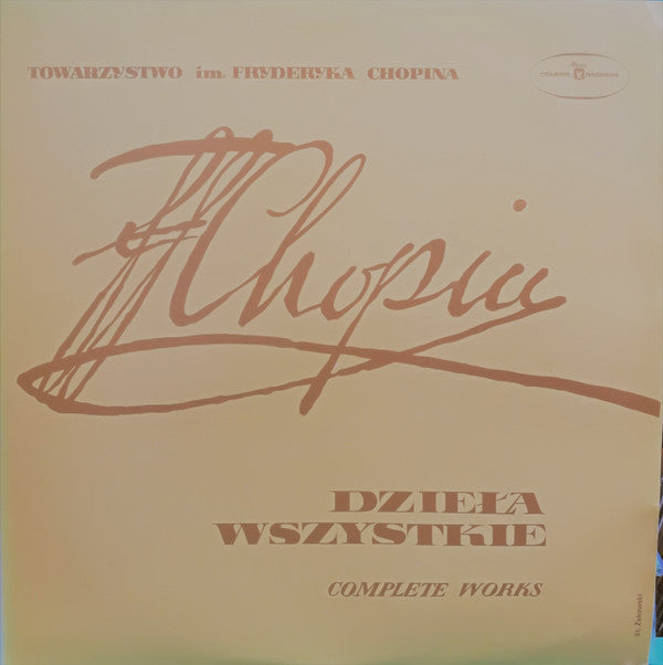 Frédéric Chopin : Dzieła Wszystkie = Complete Works - Nokturny / Nocturnes Vol.1 (LP, Album, Bla)