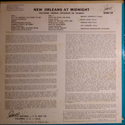 Thomas Jefferson (2) : New Orleans At Midnight (LP)