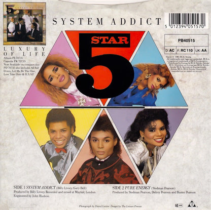 Five Star : System Addict (7", Single)