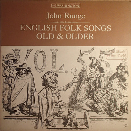 John Runge : English Folk Songs - Old And Older (LP)