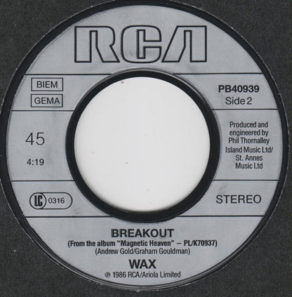 Wax (6) : Systematic (7", Single)