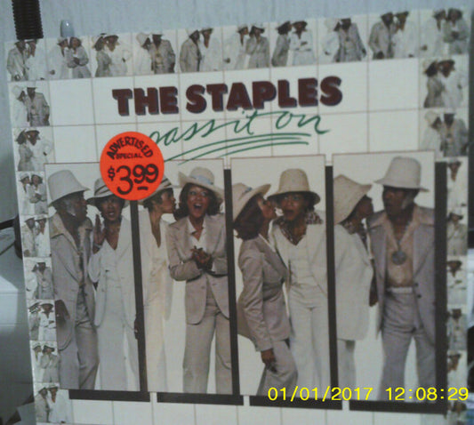 The Staples : Pass It On (LP, Album, Pit)