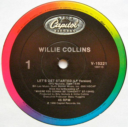 Willie Collins : Let's Get Started (12")