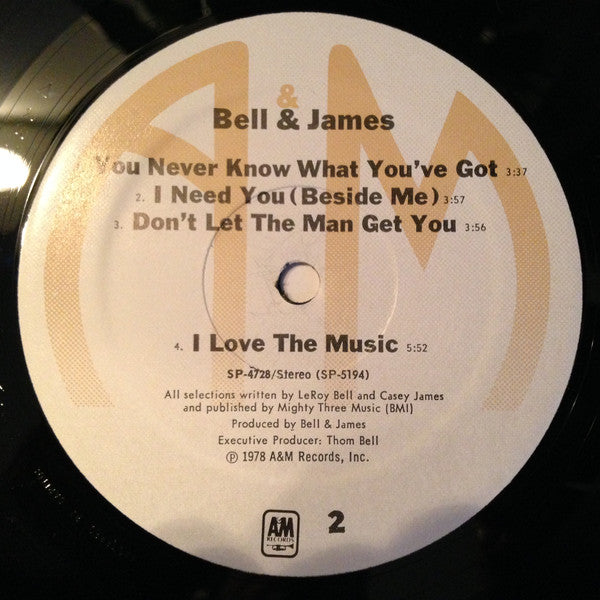 Bell & James : Bell & James (LP, Album, San)