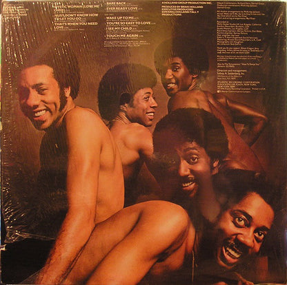 The Temptations : Bare Back (LP, Album, RI)