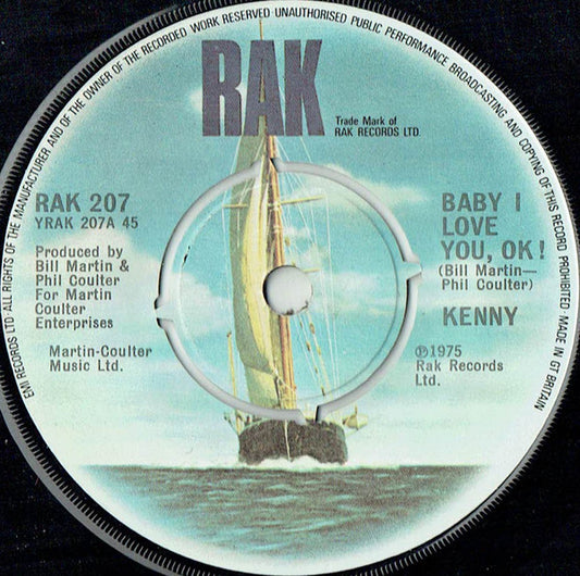 Kenny (3) : Baby I Love You, OK! (7", Single)