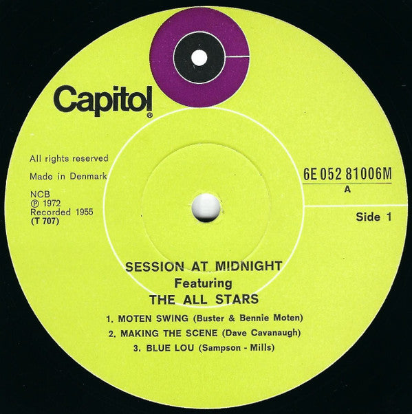 Various : Session At Midnight (Los Angeles) (LP, Album, RE)