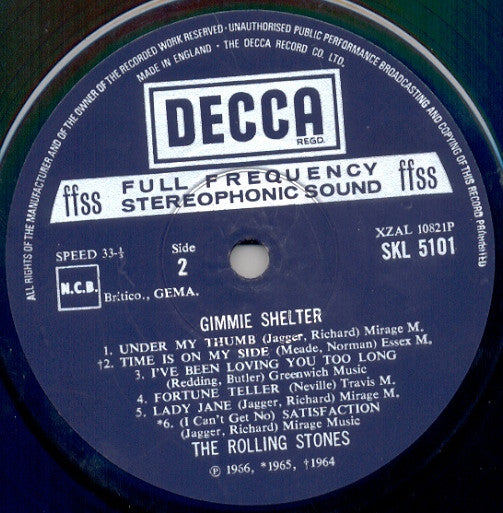 The Rolling Stones : Gimme Shelter (LP, Comp)