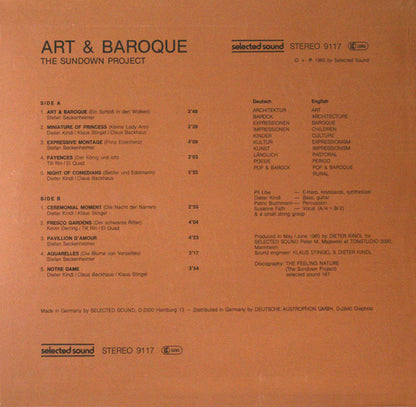 The Sundown Project : Art & Baroque (LP, Album)