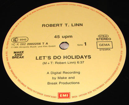 Robert Linn : Let's Do Holidays (12", Maxi)