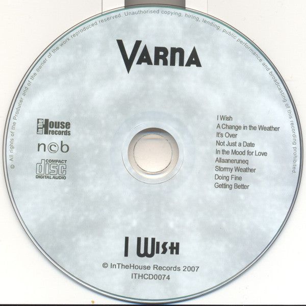 Varna : I Wish (CD)