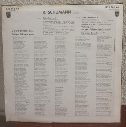 Gérard Souzay : Schumann Dichterliebe (LP, Album)