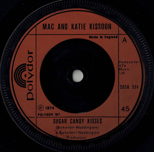 Mac And Katie Kissoon : Sugar Candy Kisses (7", Single, Inj)